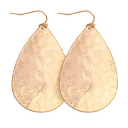 Hammered Teardrop Earring