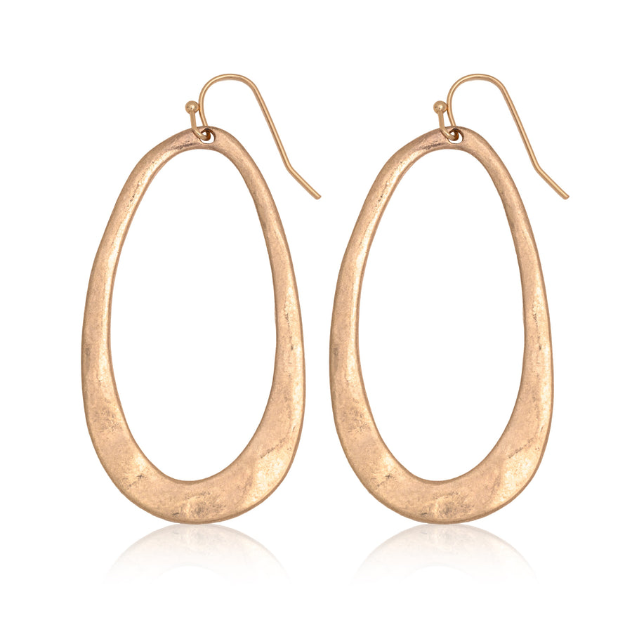 Oval Hoop Earring