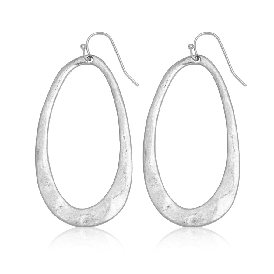 Oval Hoop Earring