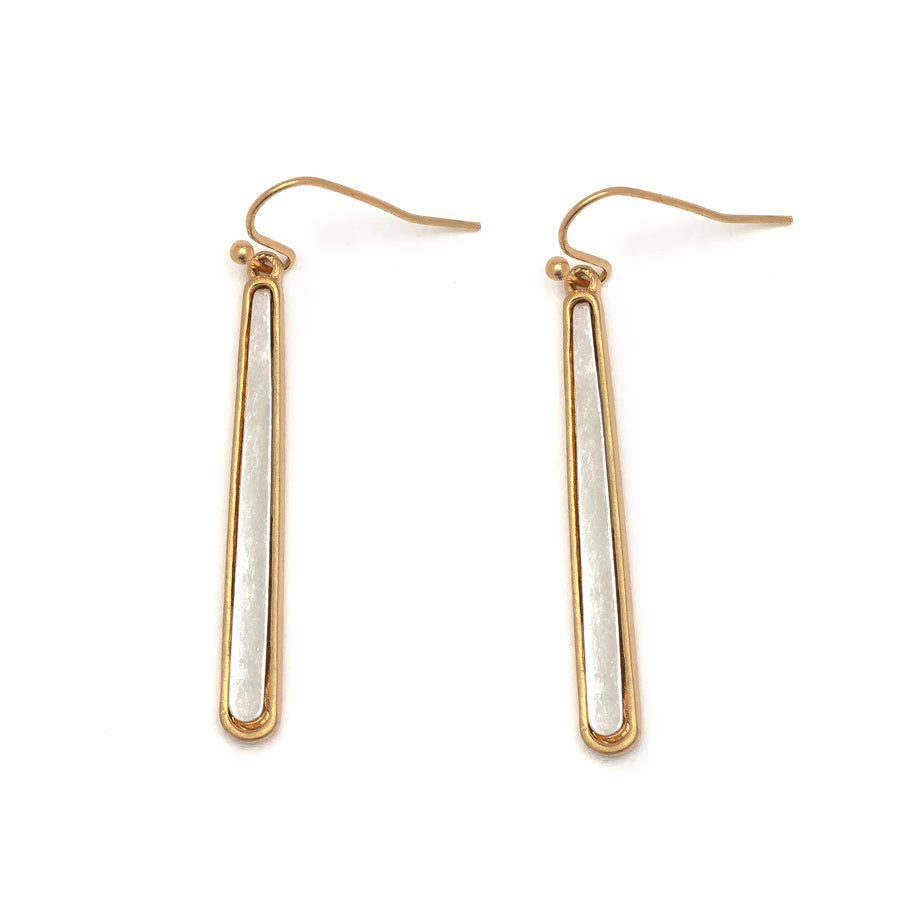 Rough Bar Earring