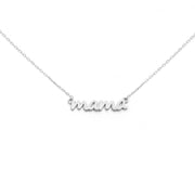 Mama Script Necklace