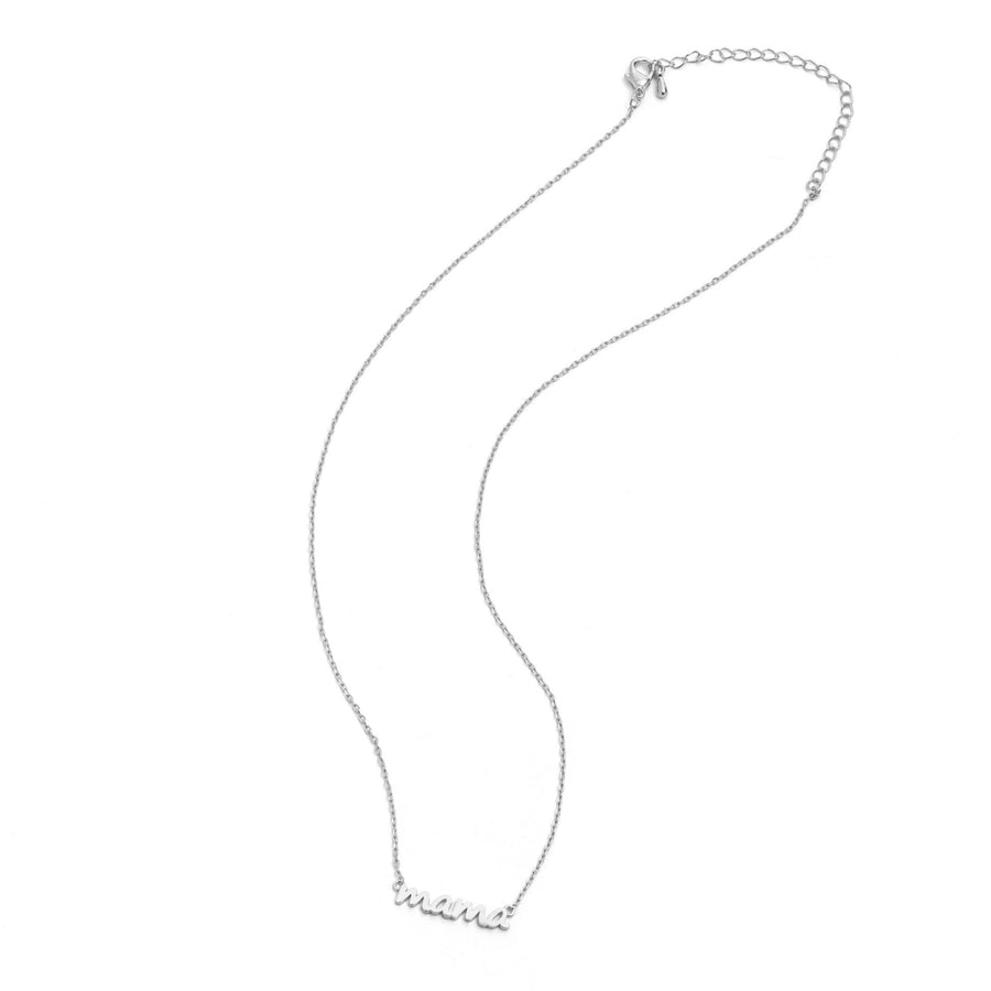 Mama Script Necklace