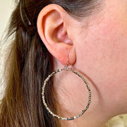 Nugget Hoop Earring