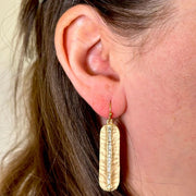 Pave Drop Earring