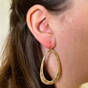 Oval Hoop Earring