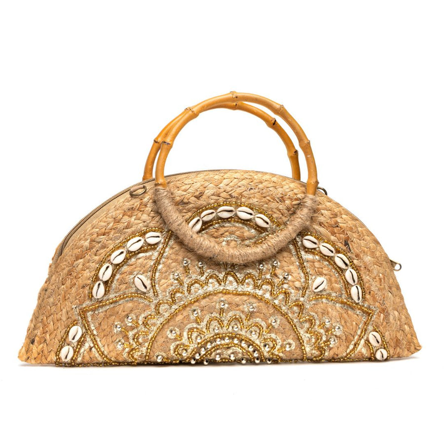 Jute Clutch Purse Available in 2 Sizes - Online Furniture Store - My Aashis