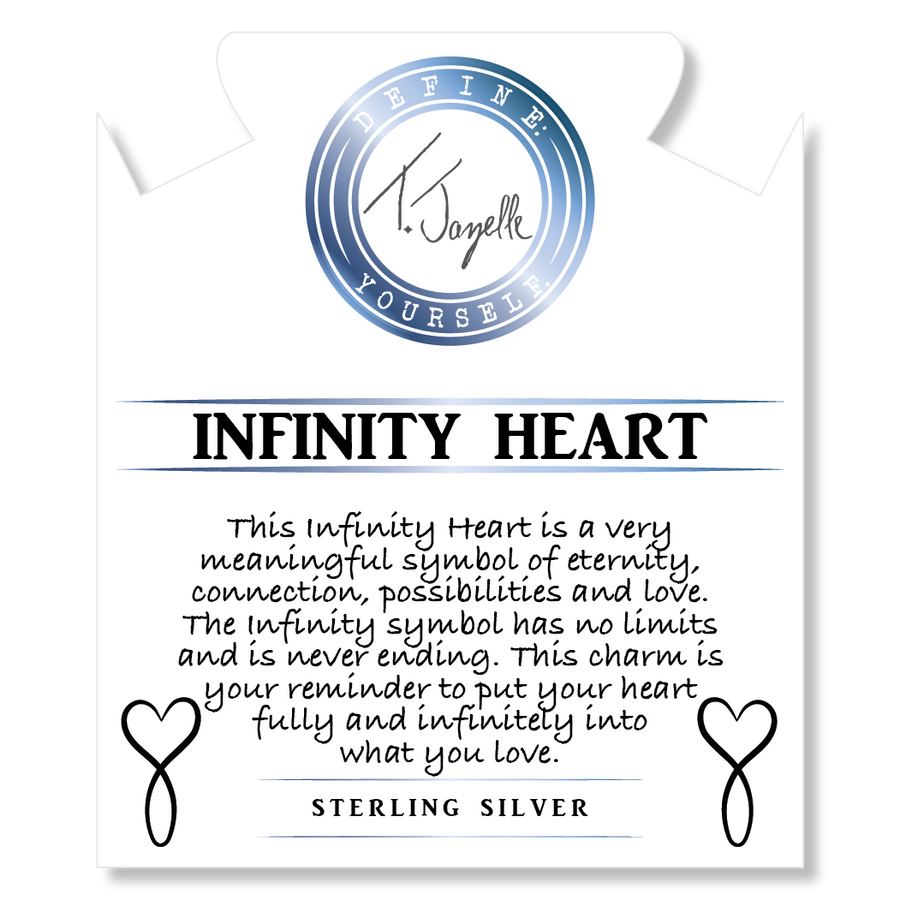 Infinity Heart Charm Bracelet